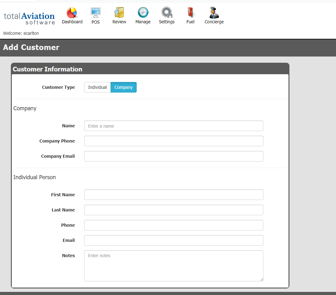 Customer Profile TAS 1