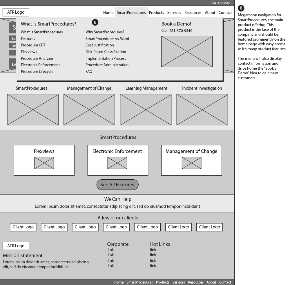 ATR Wireframes
